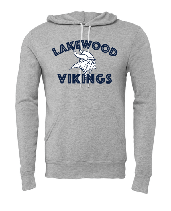 Custom Apparel - Screen Printing - Lakewood Vikings - Unisex Hoodie (Arch Design) - Lakewood vikings