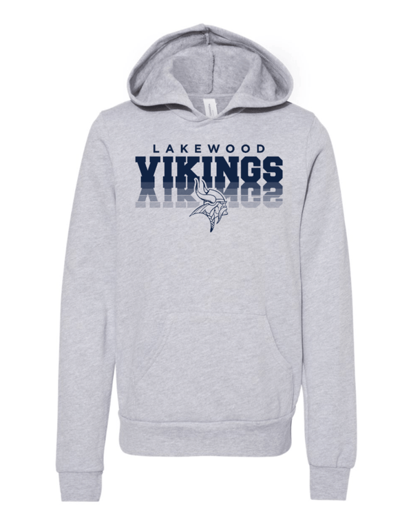 Custom Apparel - Screen Printing - Lakewood Vikings - Youth Hoodie (Mirror Design) - Lakewood vikings