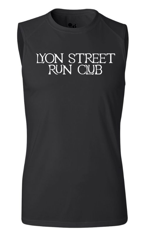 Custom Apparel - Screen Printing - Lyon Street Run Club Fundraiser - Adult Unisex Sleeveless T-Shirt - Lyon Street Run Club Fundraiser - 16320
