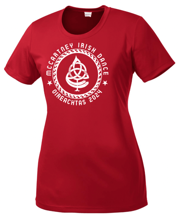 Custom Apparel - Screen Printing - McCartney Irish Dance - Women's Competitor T-Shirt - McCartney Irish Dance - 16765