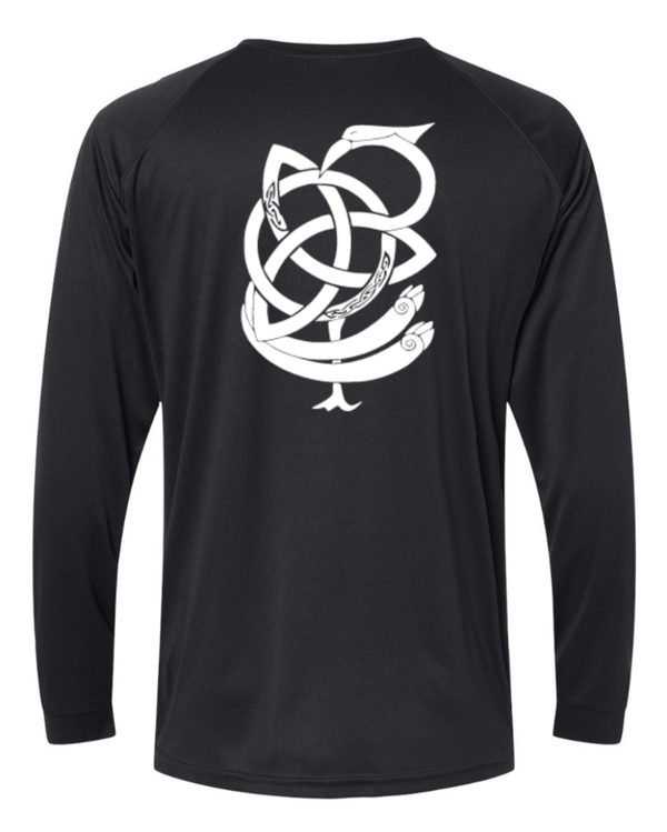 Custom Apparel - Screen Printing - McCartney Oirachtas Team - Adult Unisex Long Sleeve Performance T-shirt - McCartney Team - 14849