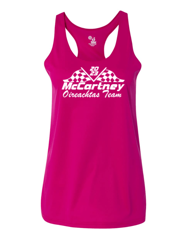 Custom Apparel - Screen Printing - McCartney Oireachtas Team - Women's Racerback Tank Top - McCartney Team - 14849
