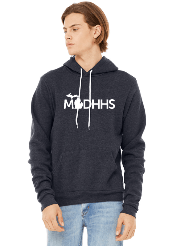 Custom Apparel - Screen Printing - MDHHS - Adult Unisex Hooded Sweatshirt - Hooded Sweatshirt - MDHHS - 14919