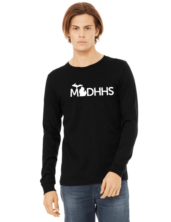 Custom Apparel - Screen Printing - MDHHS - Adult Unisex Long Sleeve T-Shirt - Long Sleeve T-Shirt - MDHHS - 14919