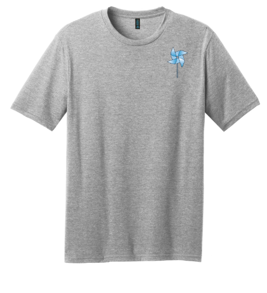 Custom Apparel - Screen Printing - MDHHS Child Abuse Prevention Month - Adult Unisex T-Shirt Back Design - MDHHS Child Abuse Prevention Month - 15398