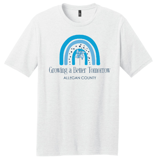 Custom Apparel - Screen Printing - MDHHS Child Abuse Prevention Month - Adult Unisex T-Shirt Front Design - MDHHS Child Abuse Prevention Month - 15398