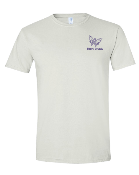 Custom Apparel - Screen Printing - MDHHS - Domestic Violence Awareness - Adult T-Shirt (Purple, Grey, White) - MDHHS - 16784