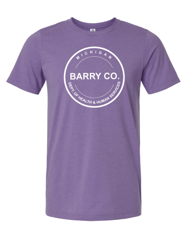 Custom Apparel - Screen Printing - MDHHS Gear - Allegan & Barry Co. - Adult Unisex Tee (Multiple Colors Available) - Allegan & Barry County MDHHS - 17194