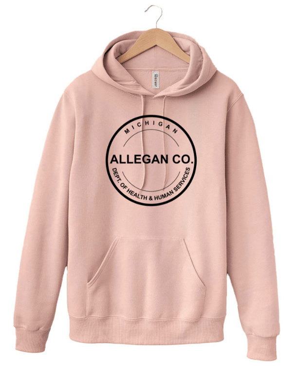 Custom Apparel - Screen Printing - MDHHS Gear - Allegan & Barry Co. - Premium Blend Hooded Sweatshirt (Multiple Colors Available) - Allegan & Barry County MDHHS - 17194