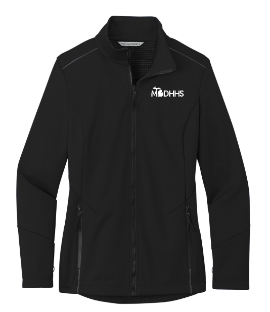 Custom Apparel - Screen Printing - MDHHS - Ladies Soft Shell Jacket - Jacket - MDHHS - 14919