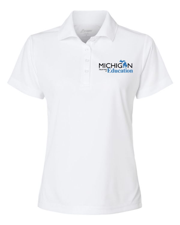 Custom Apparel - Screen Printing - MI Department of Education - Woman's Sebring Performance Polo - MI Department of Education - 14999