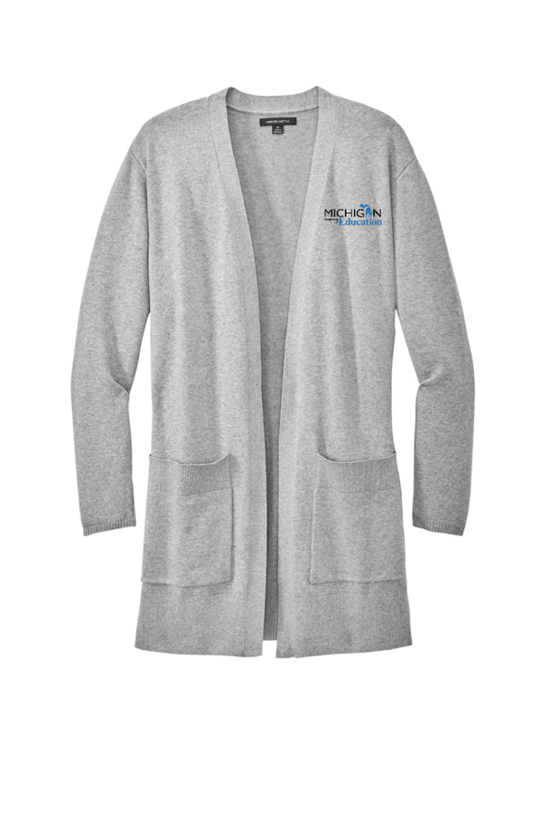 Custom Apparel - Screen Printing - MI Department of Education - Women's Cardigan Sweater - MI Department of Education - 14999