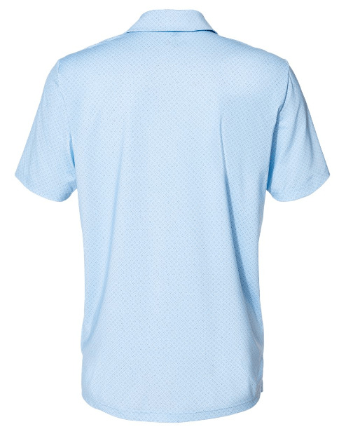 Custom Apparel - Screen Printing - Michigan Department of Education - Adidas Diamond Dot Print Polo - Michigan Department of Education - 17515