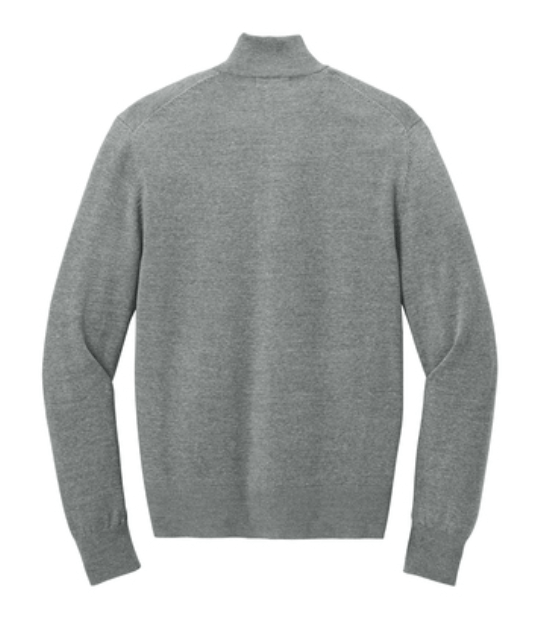 Custom Apparel - Screen Printing - Michigan Department of Education - Easy Care Full Zip Sweater - Michigan Department of Education - 16367