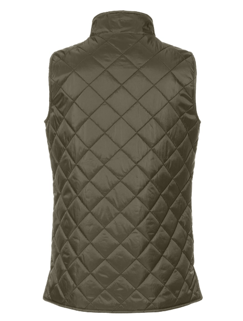 Custom Apparel - Screen Printing - Michigan Department of Education - Women's Diamond Quilted Vest - Michigan Department of Education - 17515