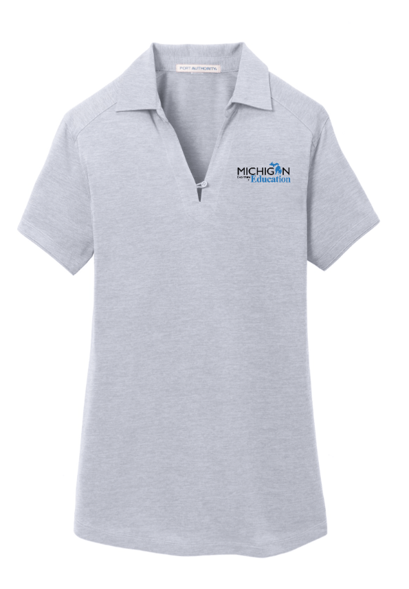 Custom Apparel - Screen Printing - Michigan Department of Education - Women's Performance Polo - Michigan Department of Education - 17515