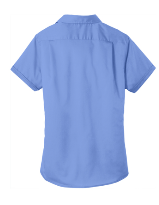 Custom Apparel - Screen Printing - Michigan Department of Education - Women's Short Sleeve Twill Shirt - Michigan Department of Education - 16367