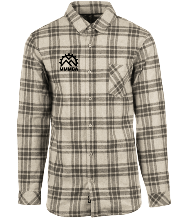 Custom Apparel - Screen Printing - Mid - MI Biking Flannels - Open Pocket Flannel Shirt - Grey/ Steel - Mid - MI Biking Flannels - 17199