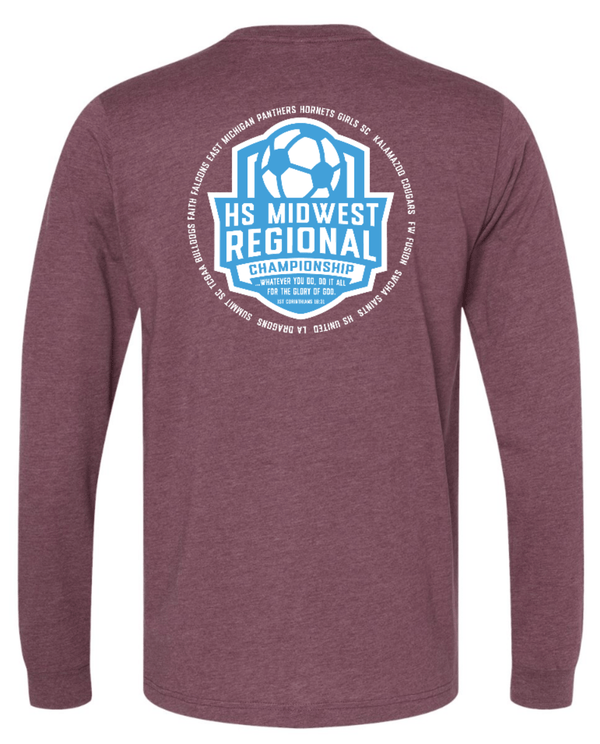 Custom Apparel - Screen Printing - Midwest Regional - Unisex Long Sleeve - Midwest Regional - 14111