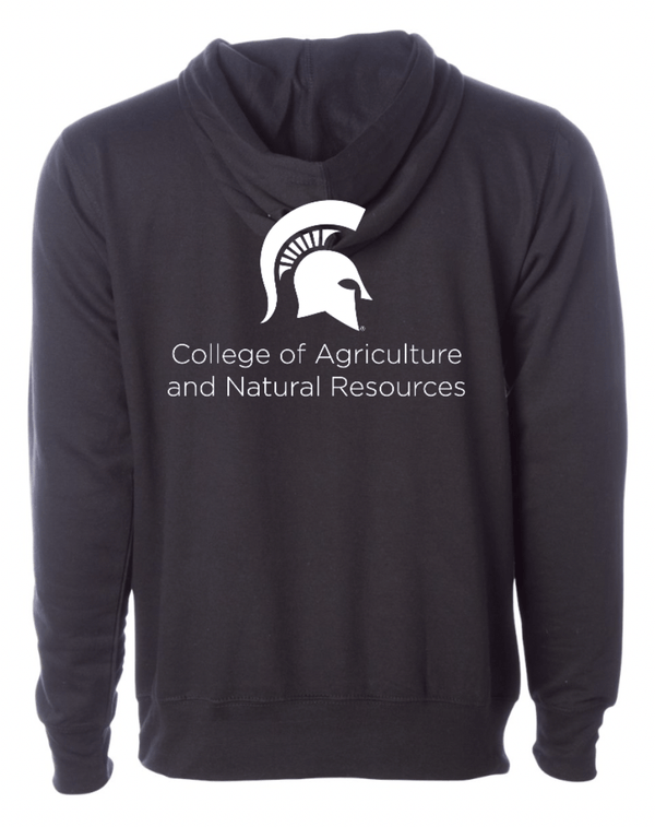 Custom Apparel - Screen Printing - MSU Agriculture - Unisex Mid - weight Hoodie - MI Agricultural College - 15103