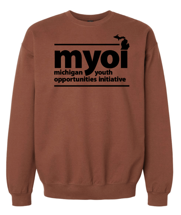 Custom Printed Apparel | MYOI Allegan/Barry Fall 2025 - Adult Crewneck Sweatshirts (MULTIPLE COLOR OPTIONS) - MYOI Allegan/Barry F25 - 18516