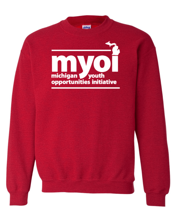 Custom Apparel - Screen Printing - MYOI Fundraiser 2025 - Heavy Blend Crewneck Sweatshirt (Multiple Color Options Available) - MYOI Fundraiser 2025 - 17423