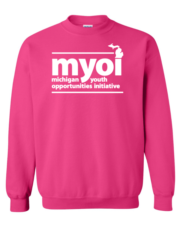 Custom Apparel - Screen Printing - MYOI Fundraiser 2025 - Heavy Blend Crewneck Sweatshirt (Multiple Color Options Available) - MYOI Fundraiser 2025 - 17423