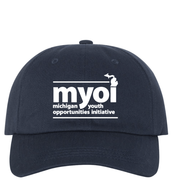 Custom Apparel - Screen Printing - MYOI Fundraiser - Classic Dad Hat ~ Stone / Black / Navy ~ - MYOI Fundraiser - 16845