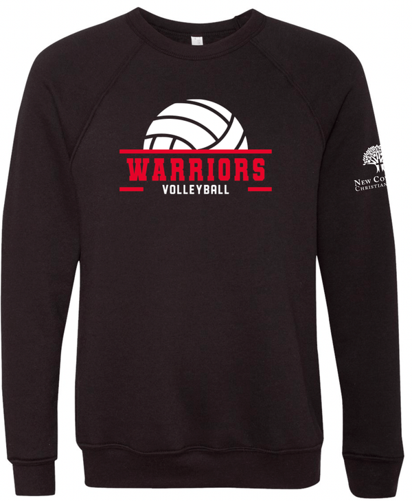 Custom Printed Apparel | NCCS Volleyball - B+C Crew Neck Sweatshirt - NCCS Vball - 18312
