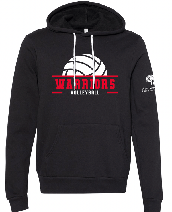 Custom Printed Apparel | NCCS Volleyball - B+C Hooded Sweatshirt - NCCS Vball - 18312