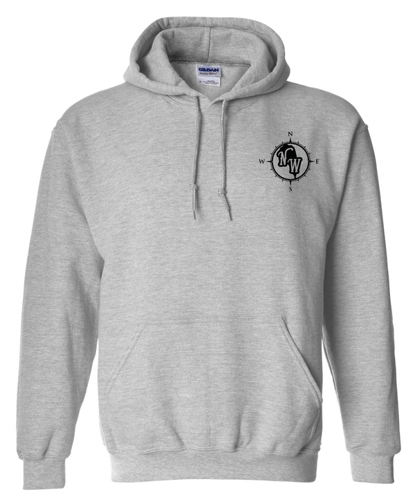 Custom Apparel - Screen Printing - North Woolsey Camping T Shirts - Adult Grey Sweatshirt - North Woolsey Camping T Shirts - 16249