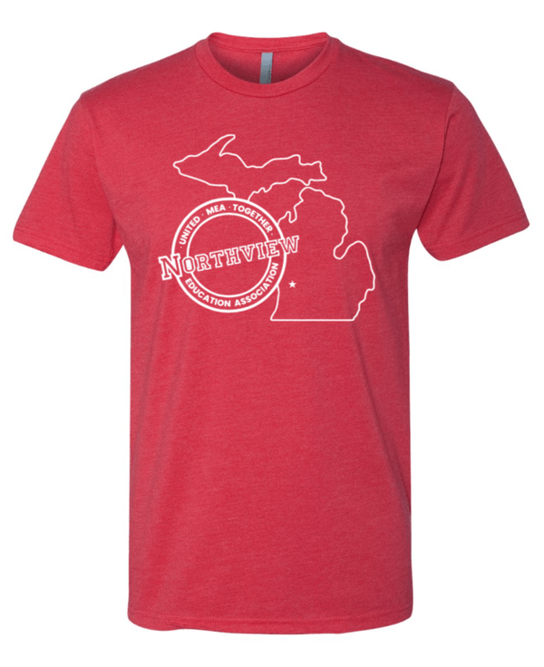 Custom Apparel - Screen Printing - Northview Staff 2024 - Adult Unisex Red Short Sleeve T-Shirt - Northview Staff 2024 - 16440