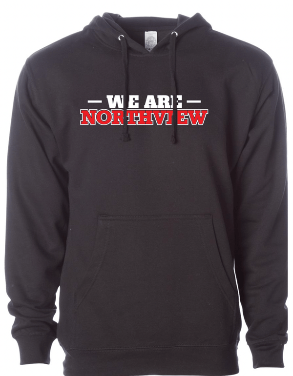 Custom Printed Apparel | Northview Staff Fall 2025 - Adult Hoodie Staff Design (Charcoal Heather/Black) - Northview Staff F25 - 18599