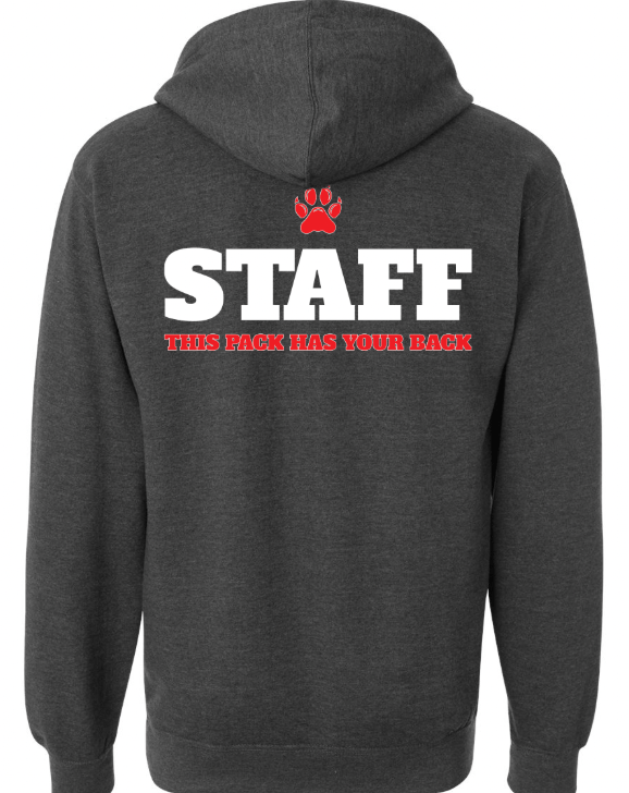 Custom Printed Apparel | Northview Staff - Midweight Hooded Sweatshirt (Charcoal / Black) - Northview Staff - 18276