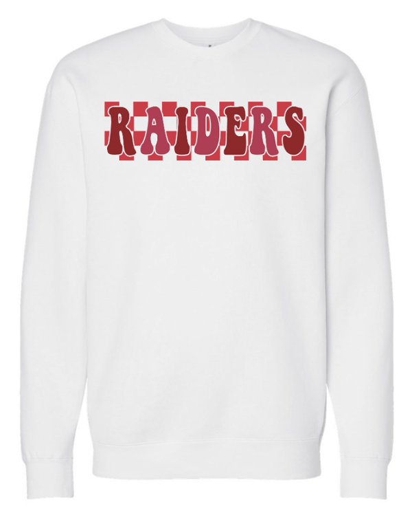 Custom Apparel - Screen Printing - Oakwood Elementary Spirit Store - Heavyweight Crewneck Sweatshirt (RAIDERS Design) - Oakwood Elementary Spirit Store - 16634