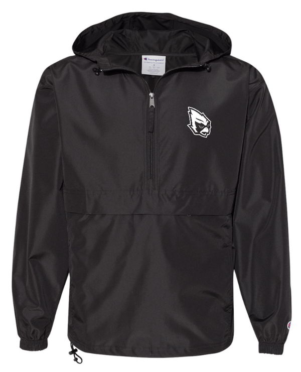 Custom Apparel - Screen Printing - Oakwood Elementary Spirit Store - Hooded Packable Quarter Zip Jacket - Oakwood Elementary Spirit Store - 16634