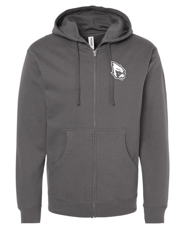 Custom Apparel - Screen Printing - Oakwood Elementary Spirit Store - Midweight Full Zip Hooded Sweatshirt - Oakwood Elementary Spirit Store - 16634