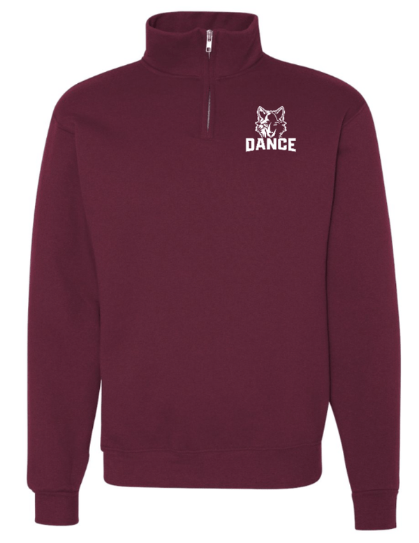 Custom Apparel - Screen Printing - OHS Dance Team 2024 - Unisex 1/4 Zip Sweatshirt - OHS Dance Team 2024 - 15531