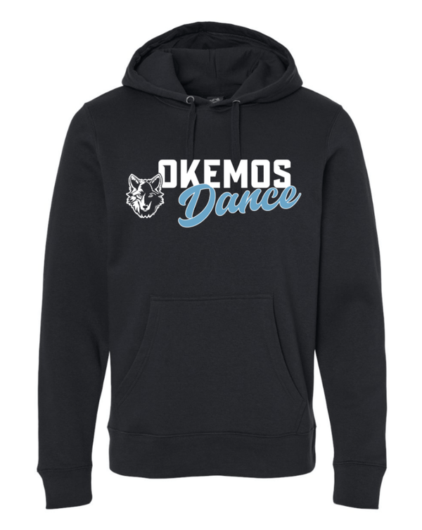 Custom Apparel - Screen Printing - OHS Dance Team - Adult Unisex Fleece Hooded Sweatshirt - Okemos Dance - 14995