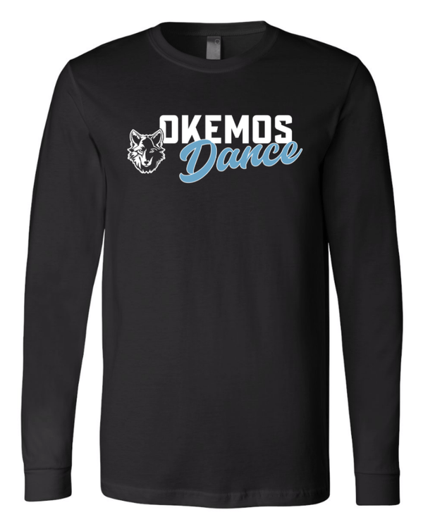 Custom Apparel - Screen Printing - OHS Dance Team - Adult Unisex Jersey Long Sleeve Tee - Okemos Dance - 14995