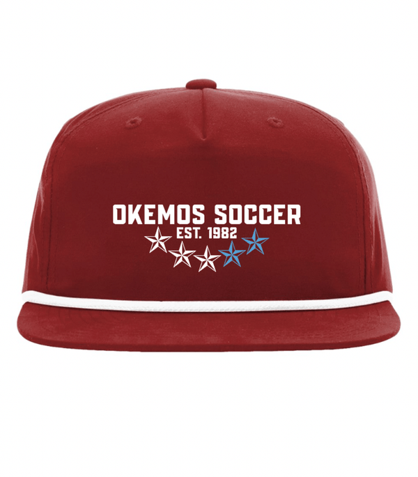 Custom Apparel - Screen Printing - OHS Soccer Spirit Store - Snapback Cap w/ Rope - OHS Soccer - 16047