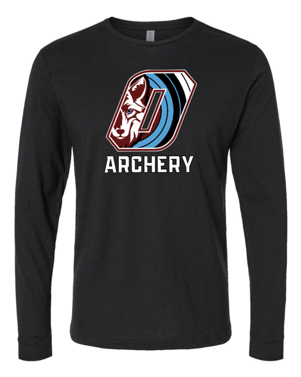 Custom Apparel - Screen Printing - Okemos Archery - Unisex Adult Long Sleeve Shirt (target design) - Okemos Archery - 14580