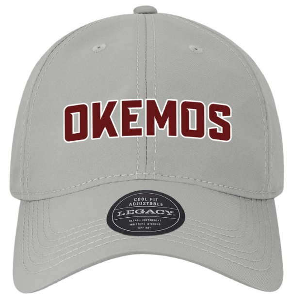 Custom Apparel - Screen Printing - Okemos Baseball Spring Trip - Legacy Grey Cap - Okemos Baseball Round 1 Spring Trip - 15448