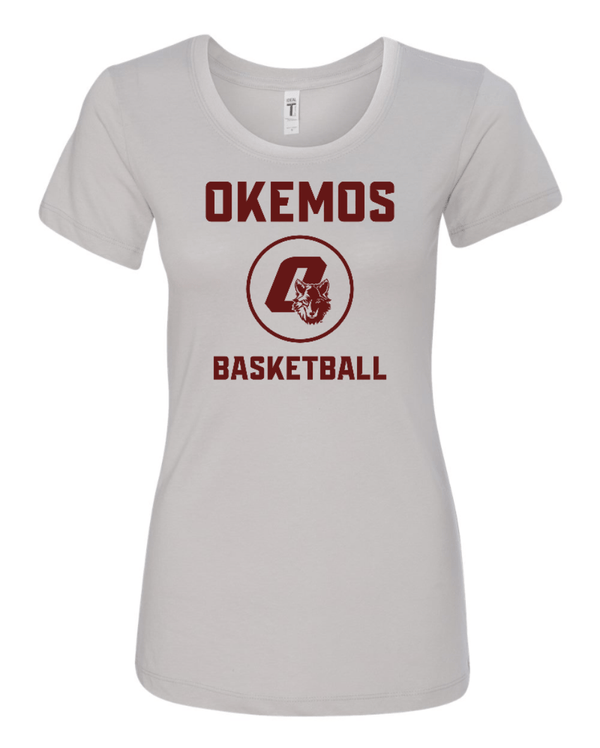 Custom Apparel - Screen Printing - Okemos Basketball - Women's T-Shirt - Okemos JV Boys Basketball - 15051