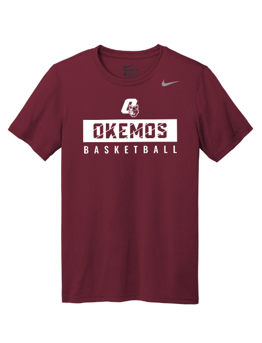 Custom Apparel - Screen Printing - Okemos Boys Basketball 24 - 25 - Nike Team Legend Tee (OPTIONAL PERSONALIZATION) - Okemos Boys Basketball 24 - 25 - 16826