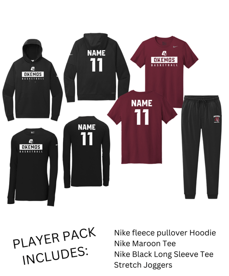 Custom Apparel - Screen Printing - Okemos Boys Basketball 24 - 25 - Player Pack - Okemos Boys Basketball 24 - 25 - 16826