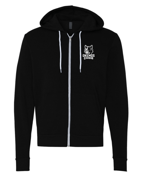 Custom Apparel - Screen Printing - Okemos Choir - Adult Fleece Full Zip Hoodie - Okemos Choir - 17188