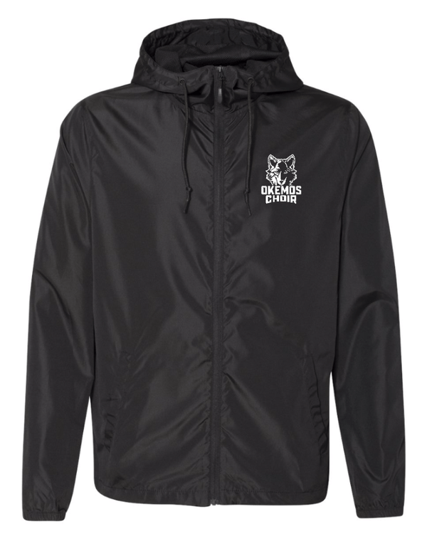 Custom Apparel - Screen Printing - Okemos Choir Apparel - Adult Lightweight Windbreaker Full Zip Jacket - Okemos Choir Apparel - 16293