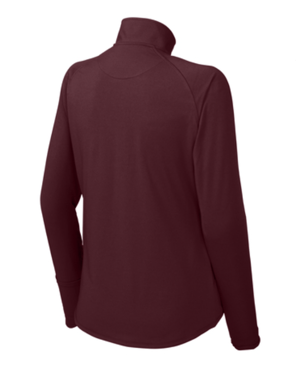 Custom Apparel - Screen Printing - Okemos Choir - Ladies Sport Wick Stretch 1/4 Zip Pullover - Okemos Choir - 17188