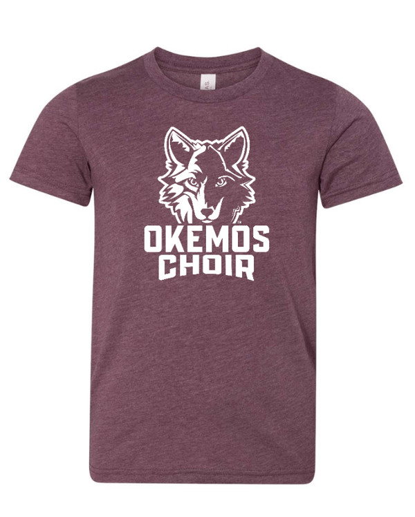 Custom Apparel - Screen Printing - Okemos Choir - Youth T-Shirt - Blue / Maroon - Okemos Choir - 17188